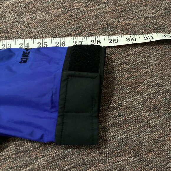 VTG 90s The North Face Jacket Men's Small Blue Black Gore-Tex Mountain Guide - Picture 12 of 14